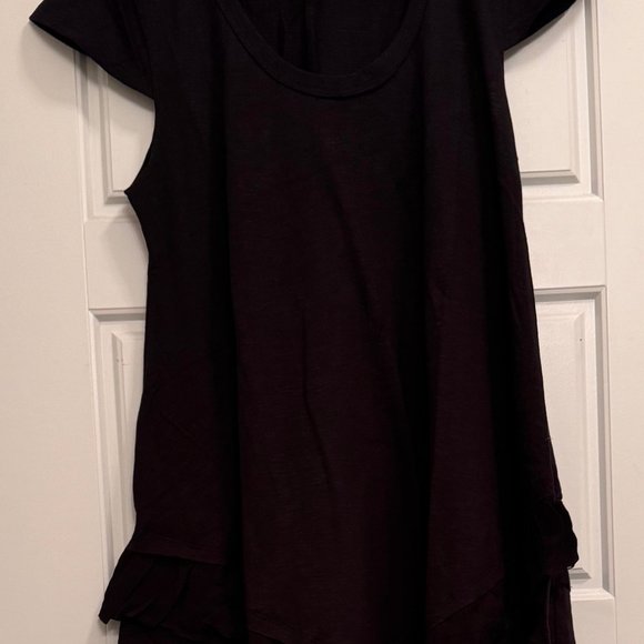 AREA Stars, Short Sleeve Ruffled Baby Doll Dress in Black, Medium, NWT/NEW - Picture 5 of 12